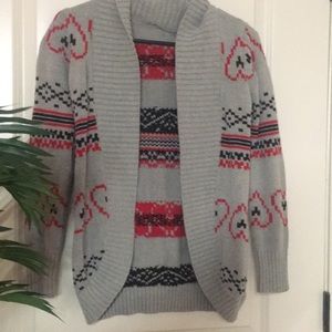 vintage woven cardigan